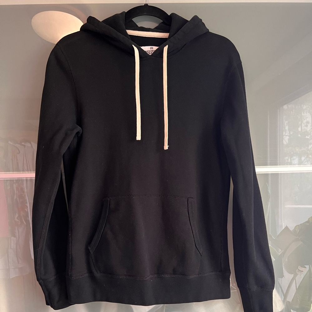 Reigning Champ Midweight Terry Pullover Hoodie in Black sz S